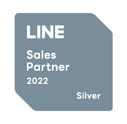 LINE「Sales Partner」Silverロゴ