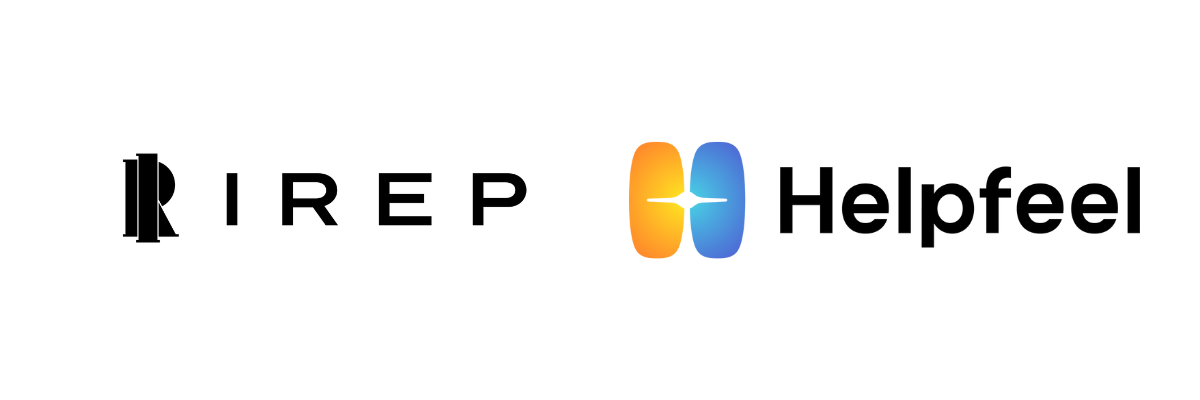irepとHelpfeelのロゴ